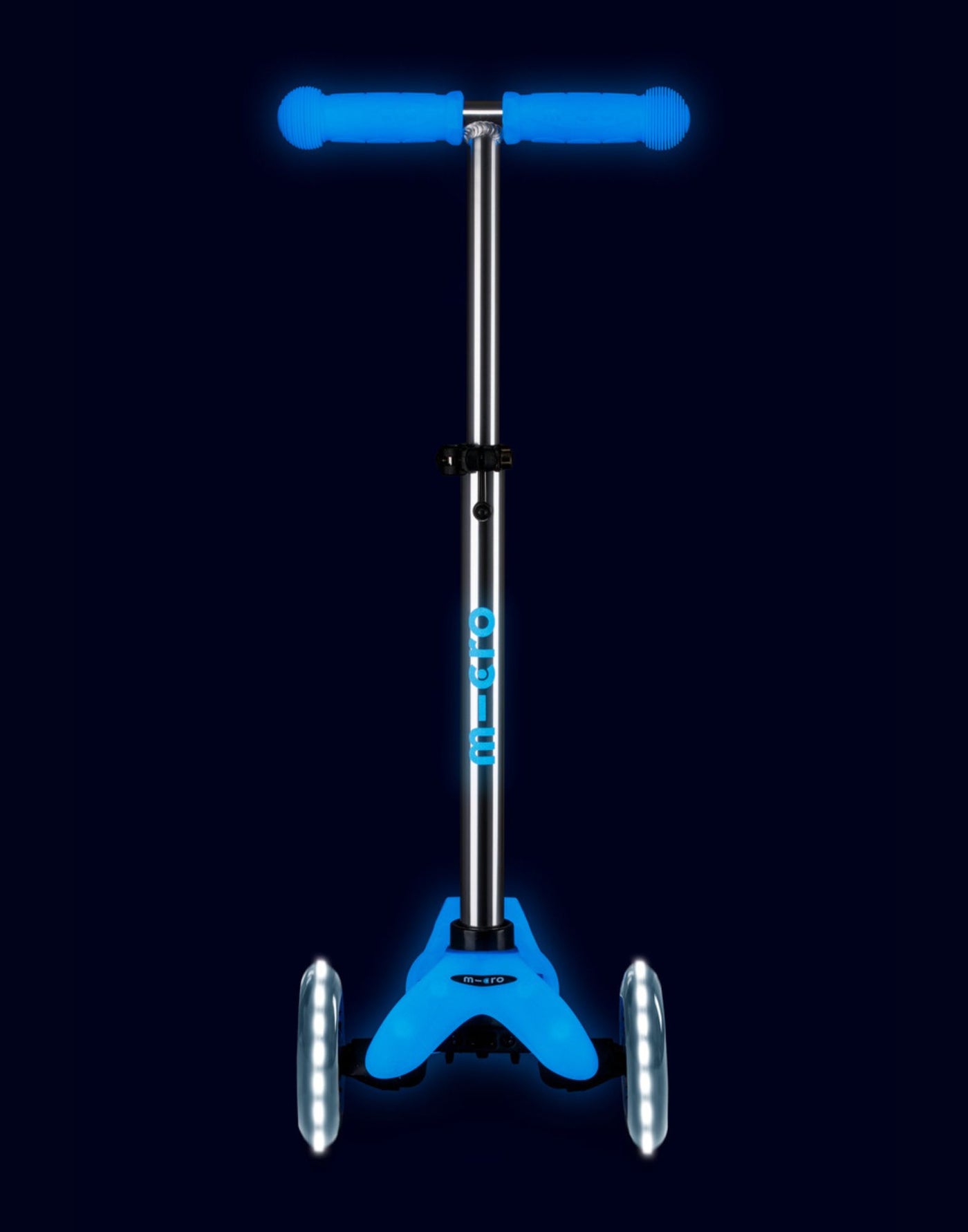 Mini Deluxe Glow LED 3 Wheel Scooter