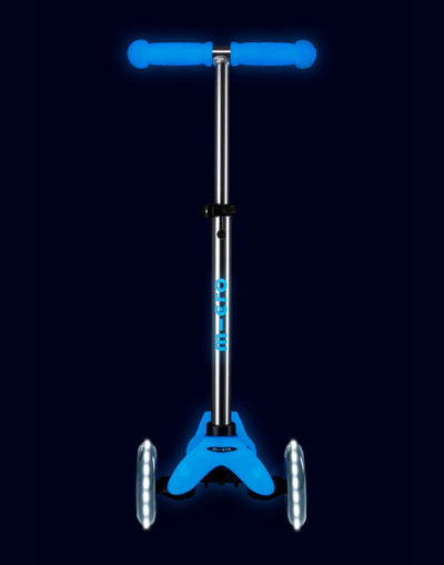 Mini Deluxe Glow LED 3 Wheel Scooter