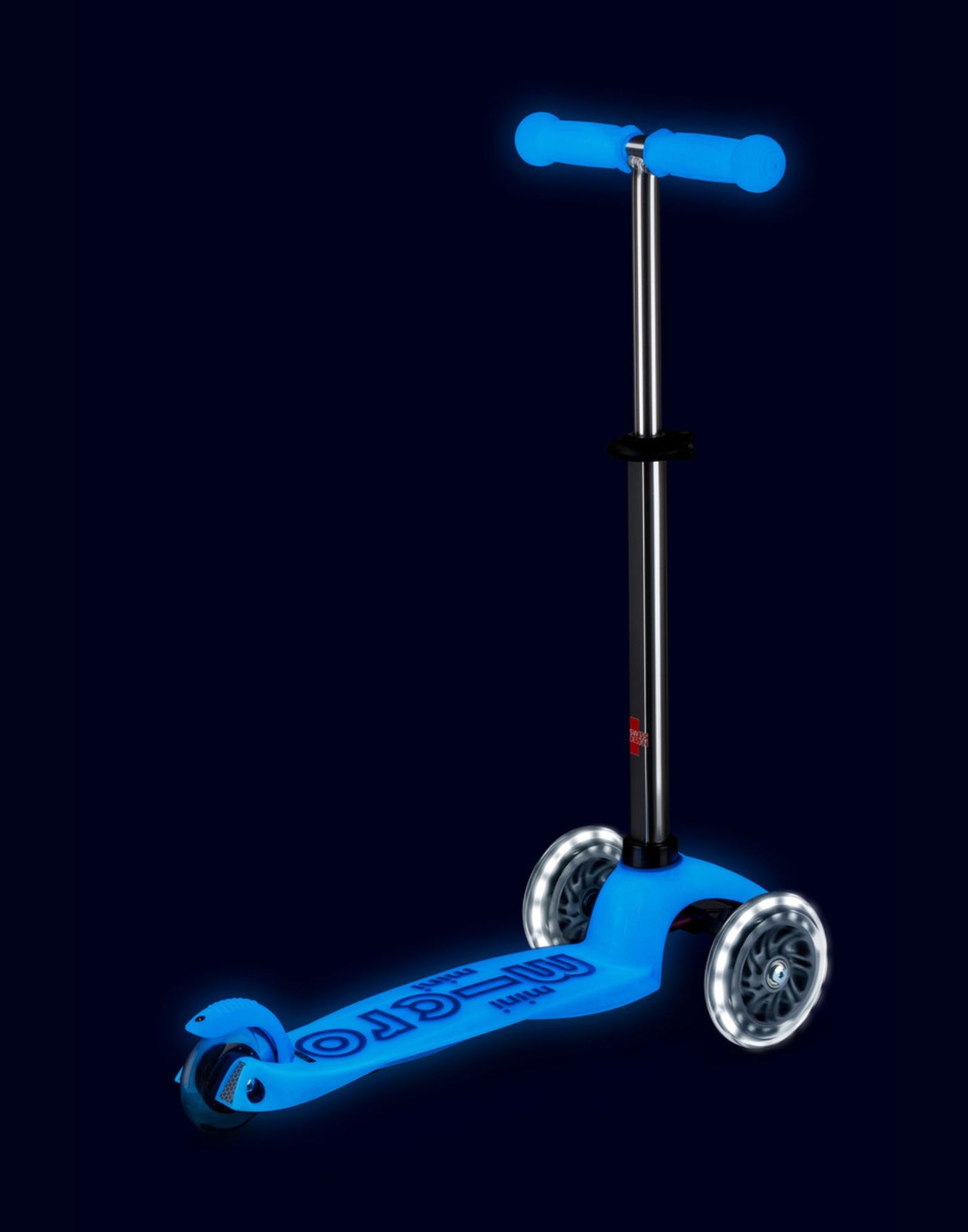 Mini Deluxe Glow LED 3 Wheel Scooter