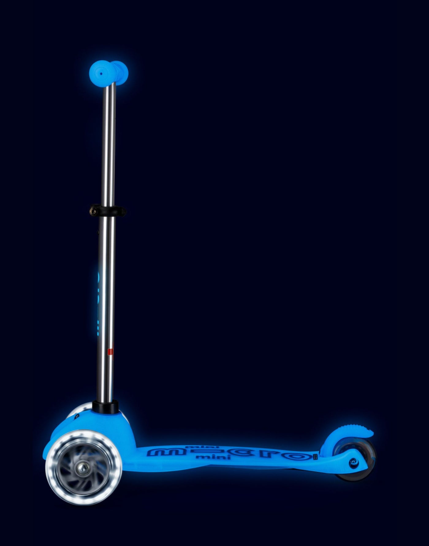 Mini Deluxe Glow LED 3 Wheel Scooter