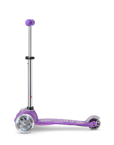 Mini Micro Deluxe Glitter LED 3 Wheel Scooter