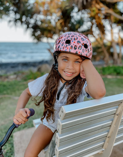 Micro Kids Bike Helmet Pattern with LED Light